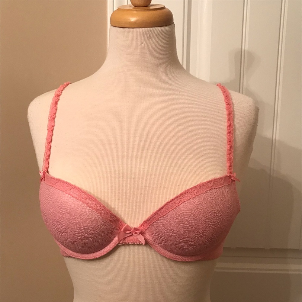 Aerie pink lace bra
